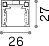 Profilo-Basso-200Cm-Ego-Alluminio-Bianco