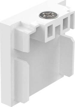 Profilo-Basso-Senza-Foro-Ego-Alluminio-Bianco