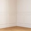 *STOCK FOLLI* Profilo a soffitto o boiserie in Polimeri Bianco RAL 9016 verniciabile 80X15mm (Prezzo al metro)