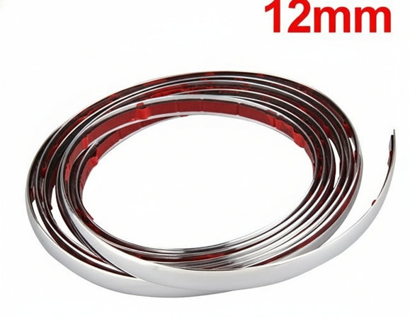 PROFILO CROMATO FASCIA ADESIVA ADESIVO AUTO CAMPER 6 METRI 12 mm IMPERMEABILE Auto e Moto/Parti per auto/Styling auto e carrozzeria/Fasce decorative e protettive/Fasce decorative Trade Shop italia - Napoli, Commerciovirtuoso.it
