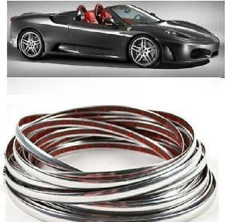 PROFILO CROMATO FASCIA ADESIVA ADESIVO AUTO CAMPER 6 METRI 12 mm IMPERMEABILE Auto e Moto/Parti per auto/Styling auto e carrozzeria/Fasce decorative e protettive/Fasce decorative Trade Shop italia - Napoli, Commerciovirtuoso.it