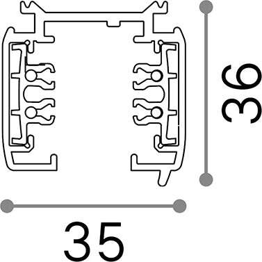 Profilo-Dali-1-10V-Link-Alluminio-Nero-300Cm