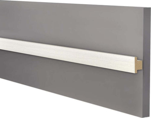 Profilo decorativo in duropolimero bianco venato Fai da te/Pitture trattamenti per pareti e utensili/Strumenti per carta da parati e posa carta da parati/Bordi per carta da parati Led Mall Home - Napoli, Commerciovirtuoso.it