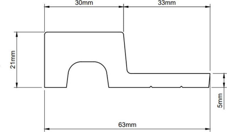 Profilo di chiusura in duropolimero noce 63x21x2800mm Fai da te/Pitture trattamenti per pareti e utensili/Strumenti per carta da parati e posa carta da parati/Bordi per carta da parati Led Mall Home - Napoli, Commerciovirtuoso.it