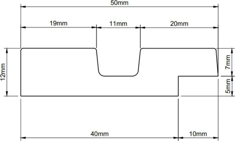 Profilo di chiusura in duropolimero rovere sbiancato 50x12x2800mm Fai da te/Pitture trattamenti per pareti e utensili/Strumenti per carta da parati e posa carta da parati/Bordi per carta da parati Led Mall Home - Napoli, Commerciovirtuoso.it