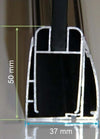 Profilo Di Compensazione per Box Doccia Porta Sistema Di Estensione Alluminio Cromato Profilo Di Estensione per Box Doccia Casa e cucina/Bagno/Attrezzature per bagni/Docce e componenti doccia/Box doccia Shopbagno.it - Roma, Commerciovirtuoso.it