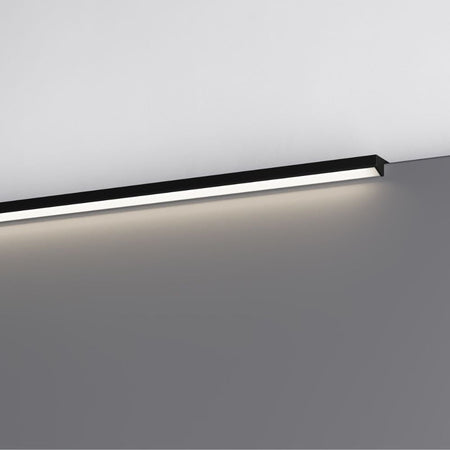 Profilo illuminazione LED Walk bagno 800 mm nero opaco