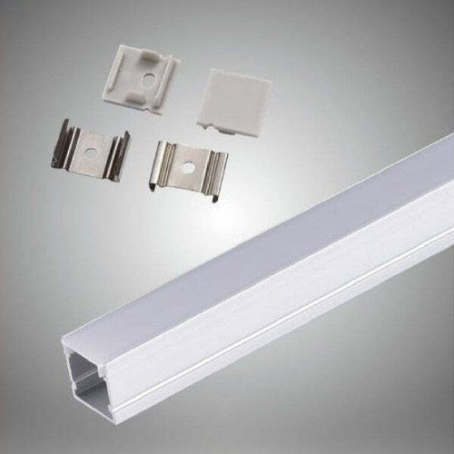 Profilo-In-Alluminio-Barra-Da-2mt-Con-Copertura-Opaca-Per-Strip-Led-Strisce-Al15