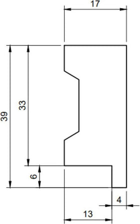 Profilo in duropolimero rovere sbiancato 39x17x2800mm Fai da te/Pitture trattamenti per pareti e utensili/Strumenti per carta da parati e posa carta da parati/Bordi per carta da parati Led Mall Home - Napoli, Commerciovirtuoso.it