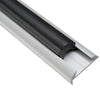 Profilo parabordo alluminio anodizzato 38 x 9 mm (