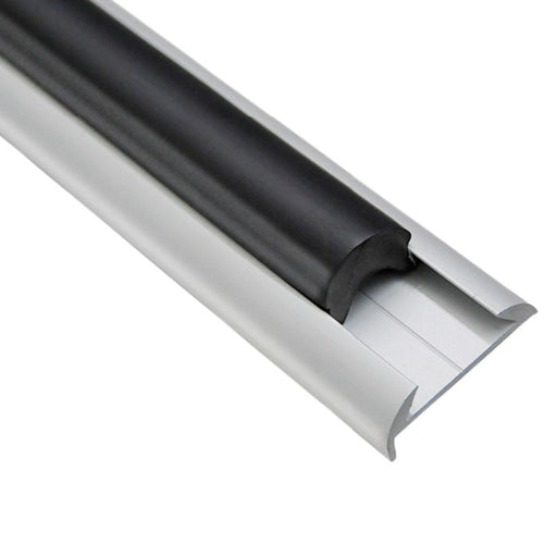 Profilo parabordo alluminio anodizzato 38 x 9 mm (
