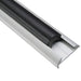 Profilo parabordo alluminio anodizzato 38 x 9 mm (