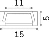 Profilo-Slot-Alluminio-Bianco-Sur-D15X5-300Cm