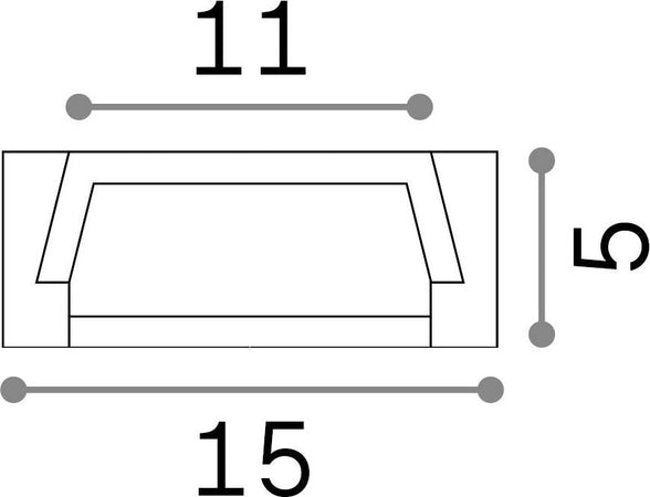 Profilo-Slot-Alluminio-Bianco-Sur-D15X5-300Cm