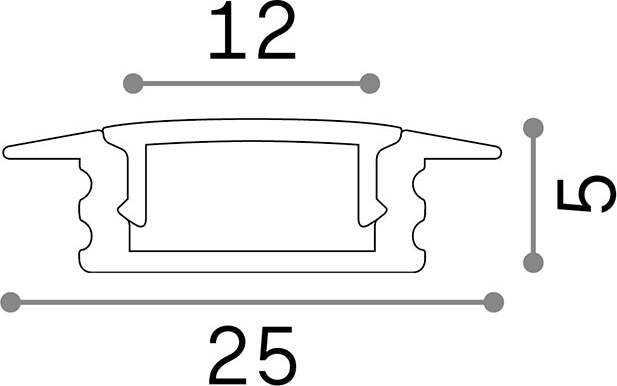 Profilo-Slot-Metallo-Bianco-Trim-D25X5-200Cm