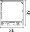 Profilo-Trimless-Vision-Alluminio-Nero-200Cm