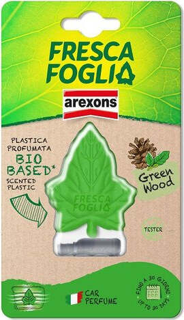Profumatore-auto-Arexons-1878-FRESCA-FOGLIA-Verde