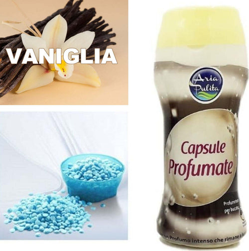 Profumatore Per Lavatrice Bucato Ambienti Casa Fragranza Vaniglia 275g Granulato Salute e cura della persona/Pulizia e cura della casa/Prodotti per il bucato/Capsule e pasticche detergenti per il bucato Trade Shop italia - Napoli, Commerciovirtuoso.it