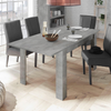 Tavolo Gliese con gambe e piano in MDF, design moderno, per arredo interno 137/185 x 90 h 76 cm