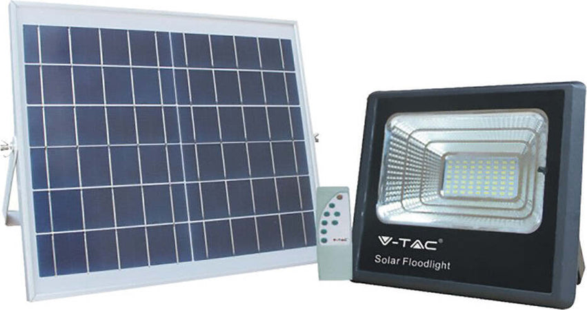 PROIETTORE-A-LED-CON-PANNELLO-SOLARE-25W---cm-20,5-x-17-x-5-/-6000K-Vtac