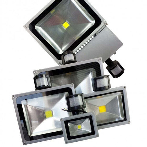 PROIETTORE A LED CON SENSORE 10W/20W/30W/50W