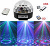 PROIETTORE A SFERA LED LUCI EFFETTI DISCOTECA DJ RGB MULTICOLORE USB SD CARD Off Strumenti Musicali/Sonorizzazione e palcoscenico/Illuminazione/Dispositivi per effetti luce Trade Shop italia - Napoli, Commerciovirtuoso.it