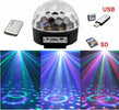 PROIETTORE A SFERA LED LUCI EFFETTI DISCOTECA DJ RGB MULTICOLORE USB SD CARD Off Strumenti Musicali/Sonorizzazione e palcoscenico/Illuminazione/Dispositivi per effetti luce Trade Shop italia - Napoli, Commerciovirtuoso.it