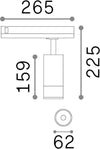 Proiettore-Cilindrico-Eos-Alluminio-Plastiche-Nero-Led-15W-3000K-1-10V