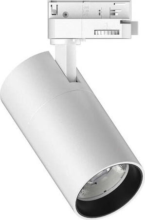 Proiettore-Cilindrico-Quick-Alluminio-Bianco-Led-21W-3000K-On-Off-Cri90