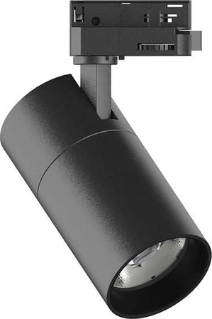 Proiettore-Cilindrico-Quick-Alluminio-Nero-Led-15W-3000K-Luce-Calda-On-Off-Cri90