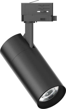 Proiettore-Cilindrico-Quick-Alluminio-Nero-Led-28W-3000K-Luce-Calda-On-Off-Cri80