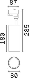 Proiettore-Cilindrico-Smile-Alluminio-Bianco-Led-30W-4000K-Cri80-50°