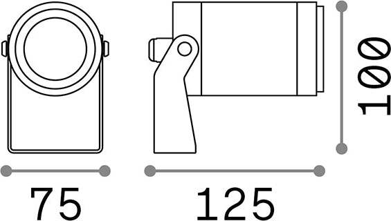 Proiettore-Da-Esterno-Moderno-Starlight-Metallo-Cromo-Sfumato-Led-10W-3000K
