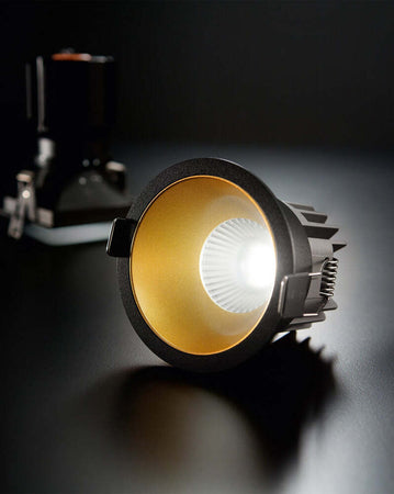 Proiettore-Da-Incasso-Moderno-Game-Alluminio-Nero-E-Oro-Led-11W-3000K-Luce-Calda