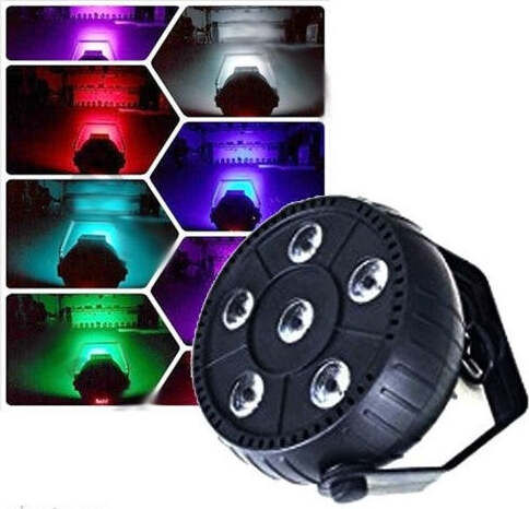 Proiettore Effetto Luce Flat Par Light Rgb Alta Luminosita Per Feste 6 Led 10w Strumenti Musicali/Sonorizzazione e palcoscenico/Illuminazione/Dispositivi per effetti luce Trade Shop italia - Napoli, Commerciovirtuoso.it