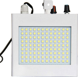 PROIETTORE FARO EFFETTO STROBO 108 LED LUCE BIANCA CONTROLLO MUSICALE REGOLABILE Strumenti Musicali/Sonorizzazione e palcoscenico/Illuminazione/Stroboscopi Trade Shop italia - Napoli, Commerciovirtuoso.it