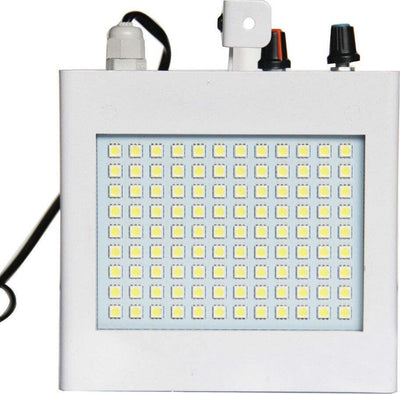PROIETTORE FARO EFFETTO STROBO 108 LED LUCE BIANCA CONTROLLO MUSICALE REGOLABILE Strumenti Musicali/Sonorizzazione e palcoscenico/Illuminazione/Stroboscopi Trade Shop italia - Napoli, Commerciovirtuoso.it