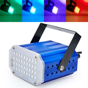PROIETTORE FARO EFFETTO STROBO LED LUCE BIANCA CONTROLLO MUSICALE REGOLABILE Strumenti Musicali/Sonorizzazione e palcoscenico/Illuminazione/Stroboscopi Trade Shop italia - Napoli, Commerciovirtuoso.it