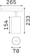 Proiettore-Fox-Alluminio-Materie-Plastiche-Nero-Led-25W-3000K-Cri90-1-10V