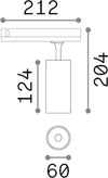Proiettore-Fox-Dali-Alluminio-Materie-Plastiche-Bianco-Led-15W-3000K-Cri90