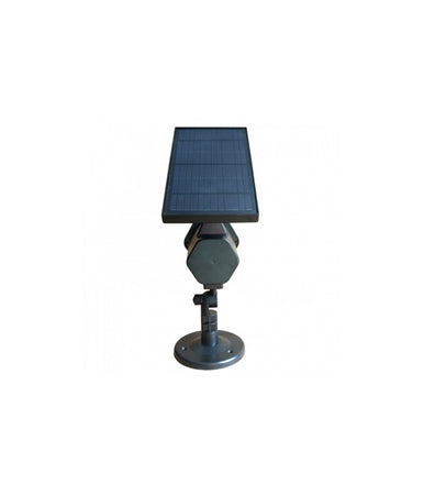 Proiettore Laser Con Pannello Solare Natalizio Fascio Luce Verde Rosso