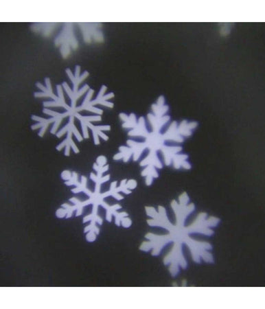 Proiettore Laser Led Rgb Natale Esterno Giochi Luce Fiocchi Di Neve Bianco