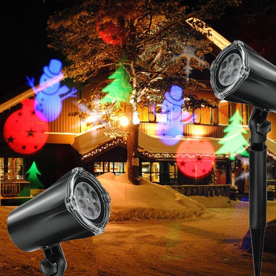 Proiettore Laser Natale per Esterno Giardino Neve Albero Natale Stella Luci LED Illuminazione/Illuminazione per esterni/Proiettori Trade Shop italia - Napoli, Commerciovirtuoso.it