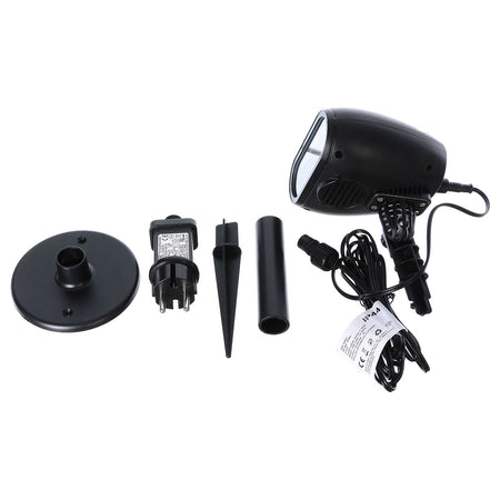 Proiettore natalizio led 5 disegni natale musicale movimento decorazione