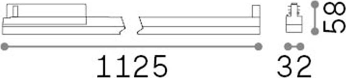 Proiettore-Lineare-Display-Metallo-Bianco-Led-40W-3000K-L.112,5Cm