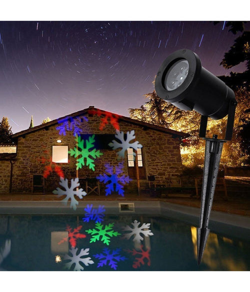 Proiettore Luci Natale Per Esterno 2016 Disegni Figure Picchetto Addobbi