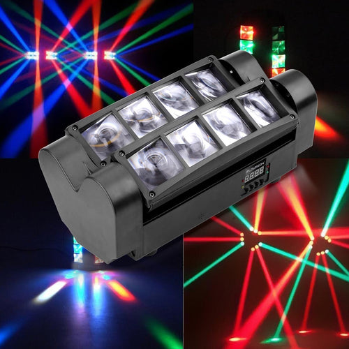 PROIETTORE MINI SPIDER TESTA MOBILE SPOT LIGHT DMX 512 RGB DJ DISCOTECA 40W Strumenti Musicali/Sonorizzazione e palcoscenico/Illuminazione/Dispositivi per effetti luce Trade Shop italia - Napoli, Commerciovirtuoso.it