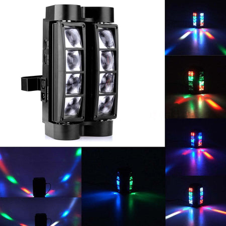 PROIETTORE MINI SPIDER TESTA MOBILE SPOT LIGHT DMX 512 RGB DJ DISCOTECA 40W Strumenti Musicali/Sonorizzazione e palcoscenico/Illuminazione/Dispositivi per effetti luce Trade Shop italia - Napoli, Commerciovirtuoso.it