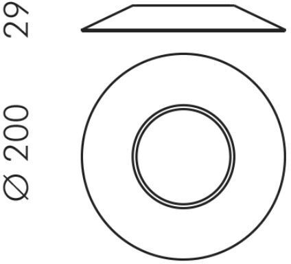 Proiettore per esterni LED Simes Mini Over-All - Circuito 4 LED