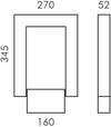Proiettore per esterni LED Simes Outline Flood